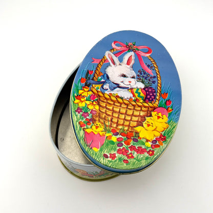 Vintage Easter Bunny Tin