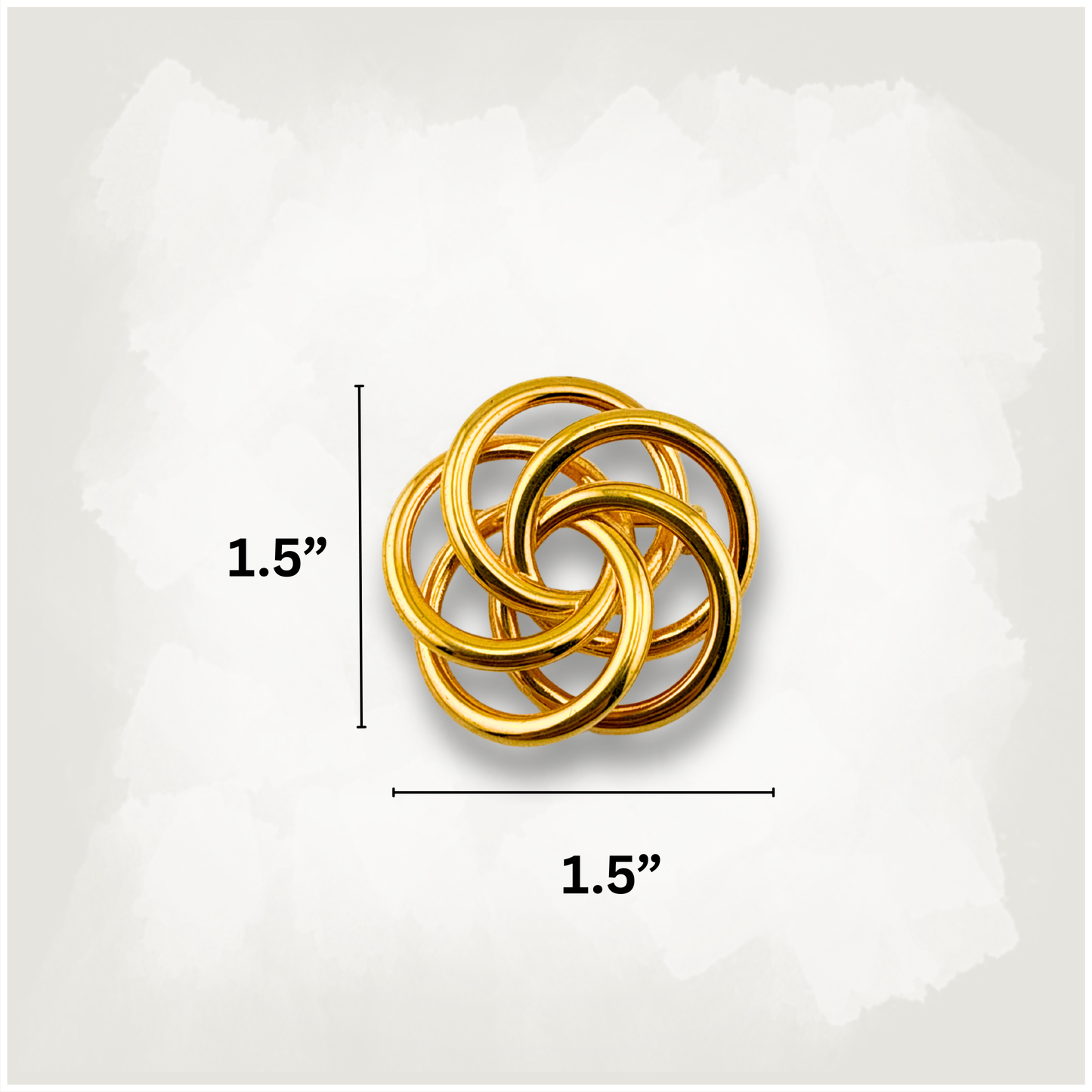 Vintage Napier Gold Love Knot Brooch