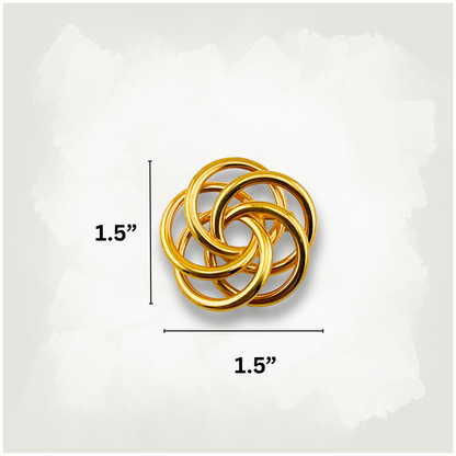 Vintage Napier Gold Love Knot Brooch