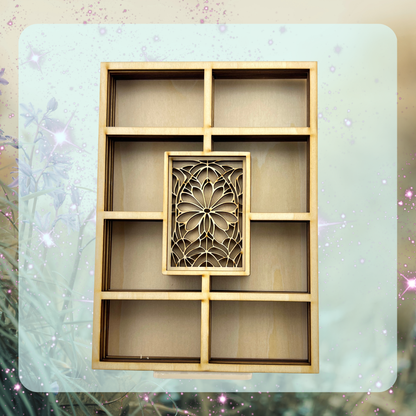 Birth Month Flower Mini Bookshelf DIY Kit