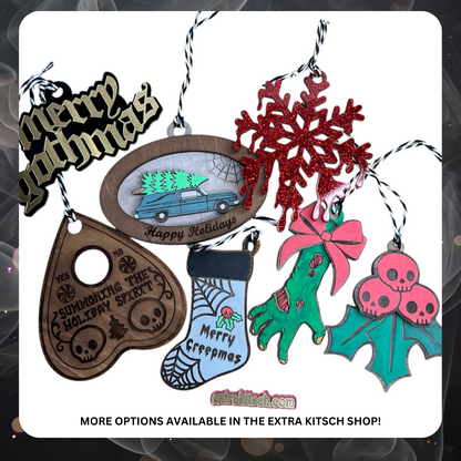 Bloody Snowflake Creepmas Ornament