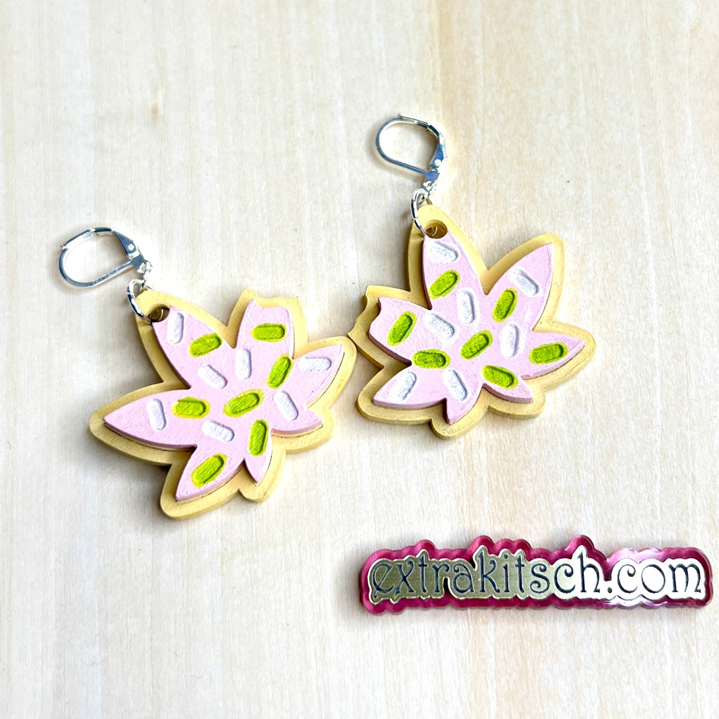 420 Sugar Cookie Earrings