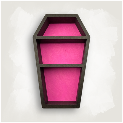 Small Coffin Shaped Trinket Shelf