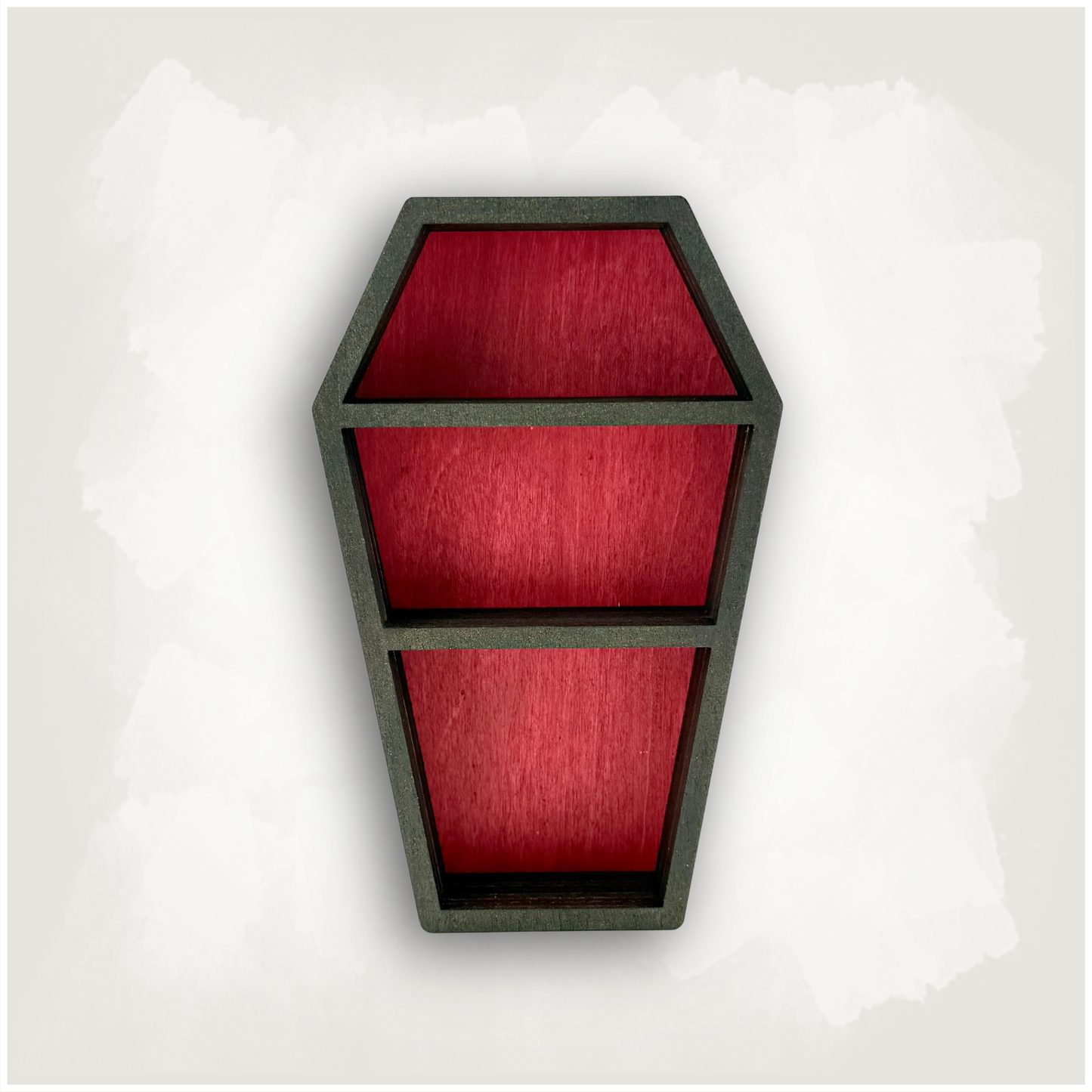 Small Coffin Shaped Trinket Shelf