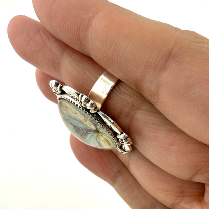 Victorian Botanical Statement Ring