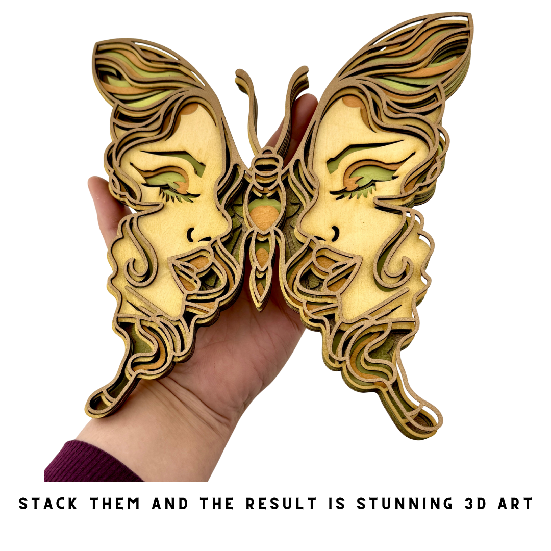 5/16 Butterfly Goddess 3D Art Workshop
