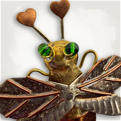 Vintage Love Bug Brooch
