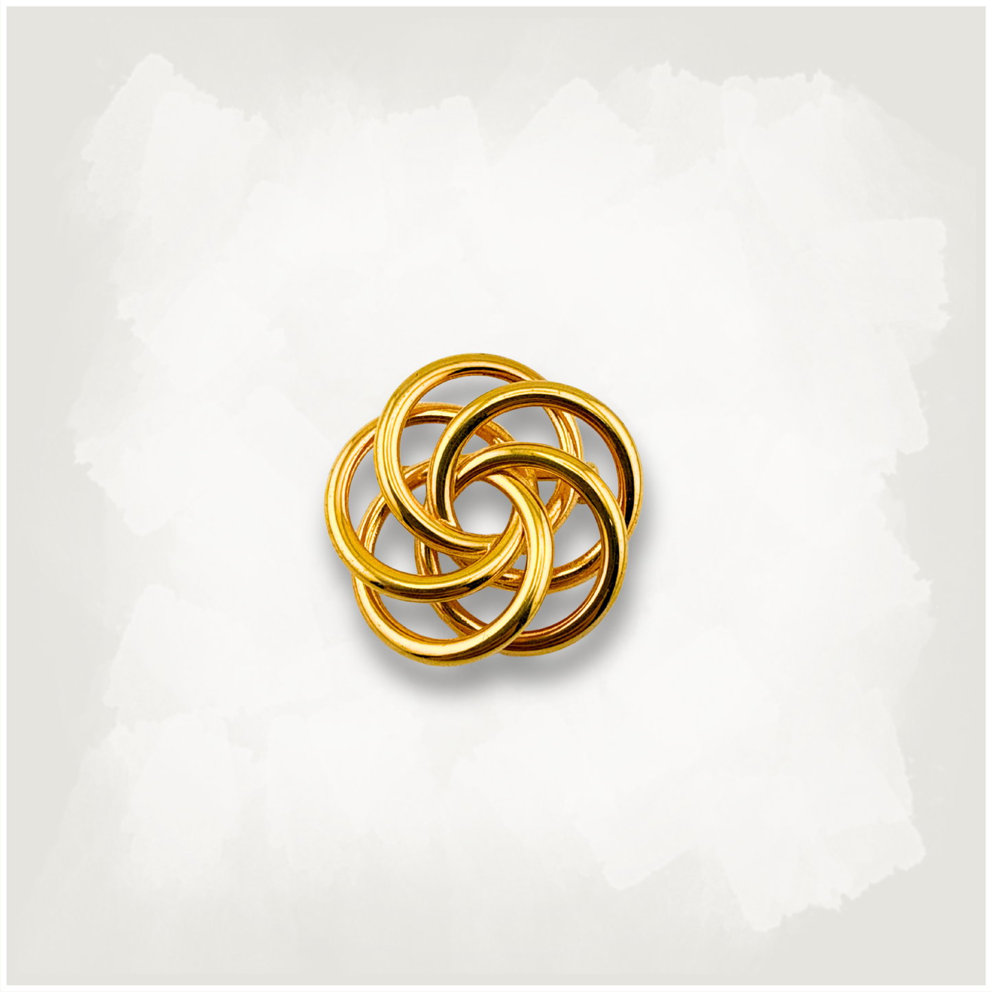 Vintage Napier Gold Love Knot Brooch