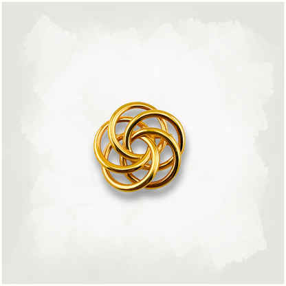 Vintage Napier Gold Love Knot Brooch