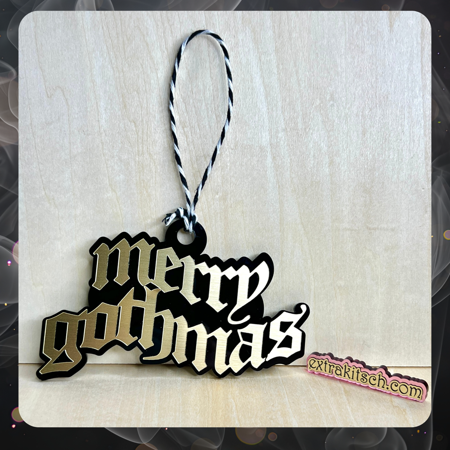 Merry Gothmas Ornament