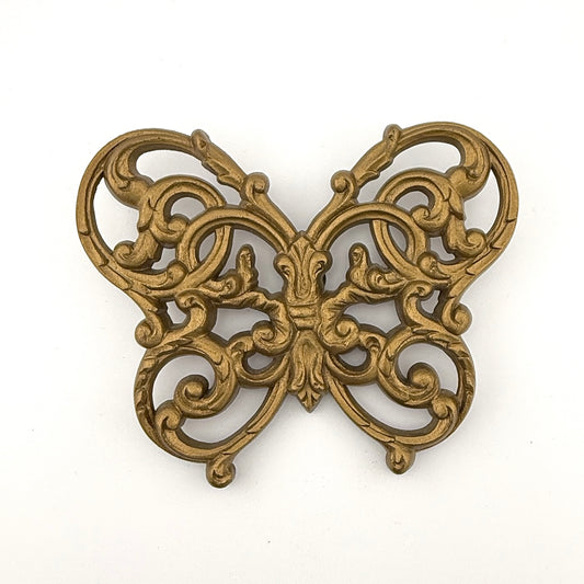 Vintage Burwood Gold Butterfly Wall Decor
