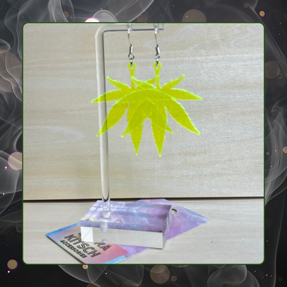 420 Leaf Earrings