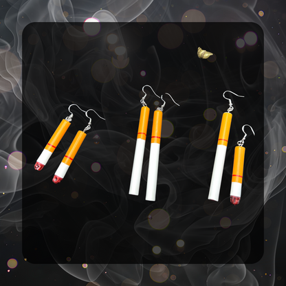 Cigarette Earrings