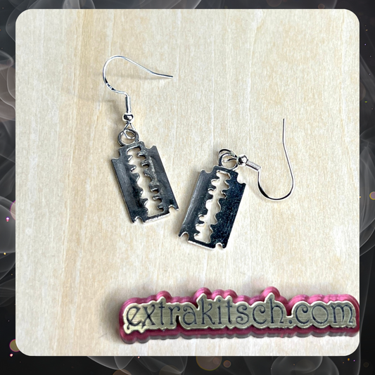 Razor Blade Earrings