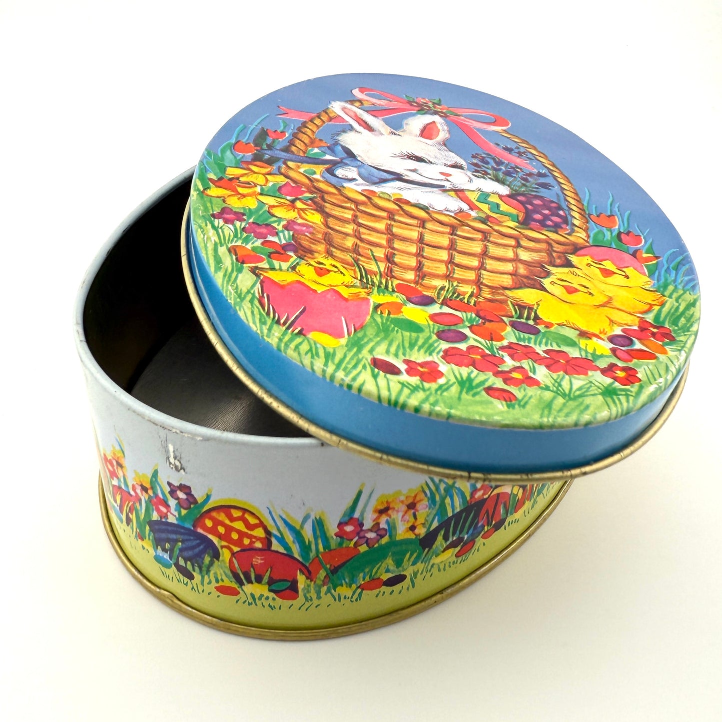 Vintage Easter Bunny Tin