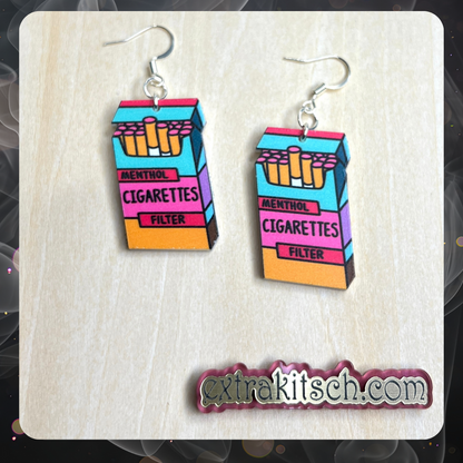 Menthol Cigarette Earrings