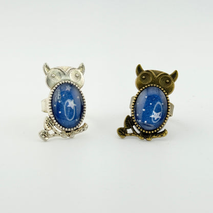 Celestial Owl Ring