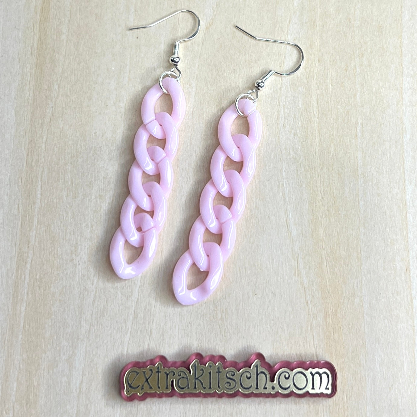 Colorful Chain Link Earrings