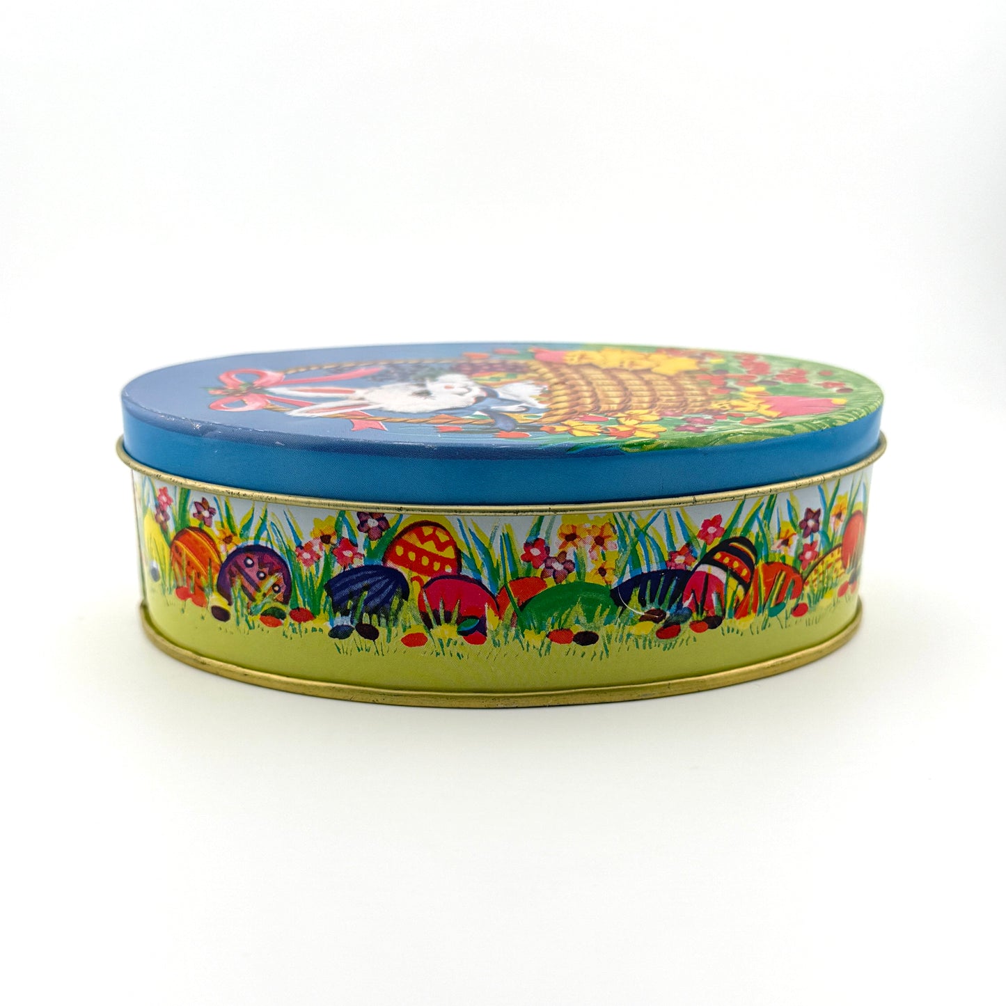 Vintage Easter Bunny Tin