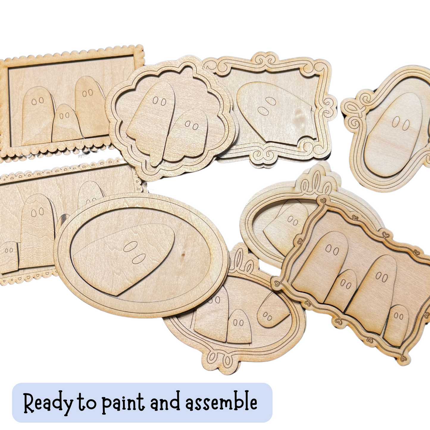 Spooky Ghost Portrait DIY Craft Kit