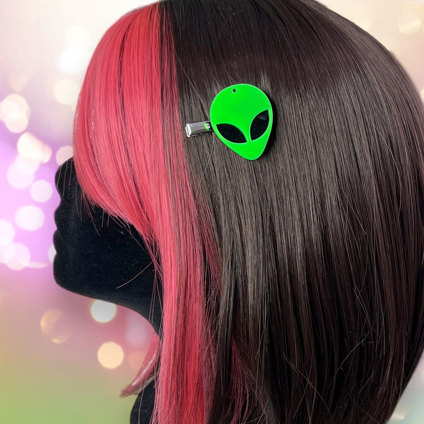 Cosmic Alien Hair Clips