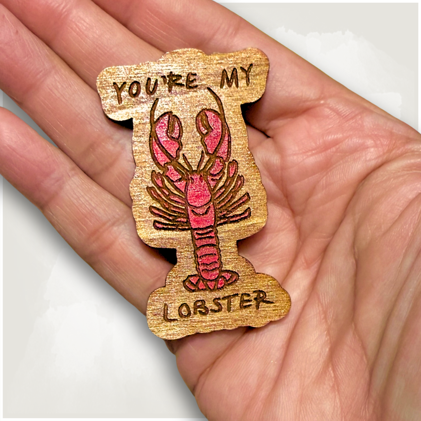Frame and Lobster Magnet Set