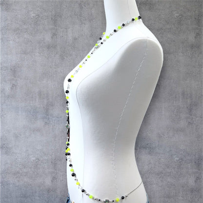 Glow In The Dark Evil Eye Beaded Body Chain