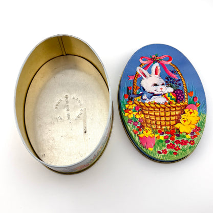 Vintage Easter Bunny Tin