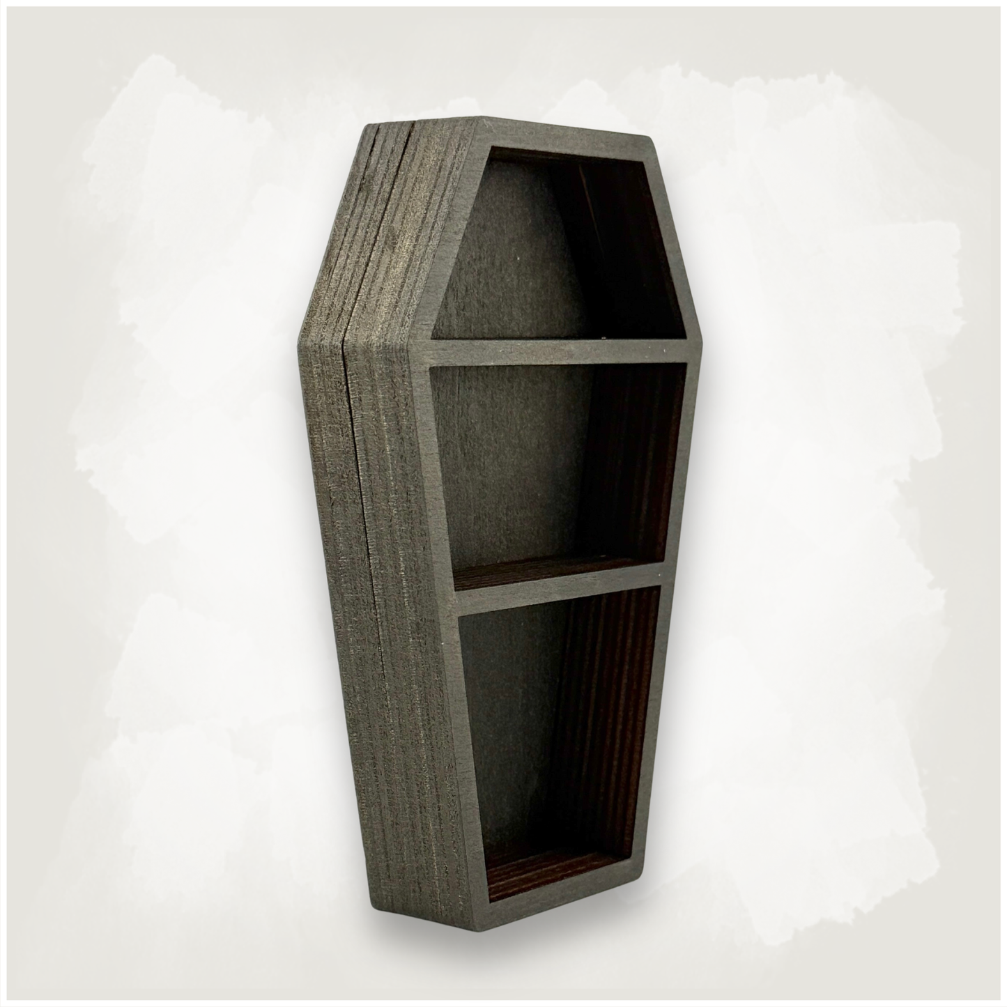 Small Coffin Shaped Trinket Shelf