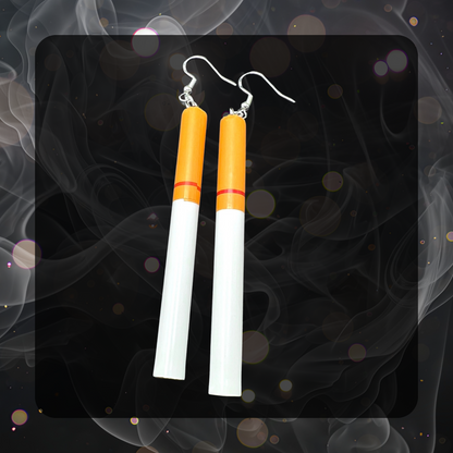 Cigarette Earrings