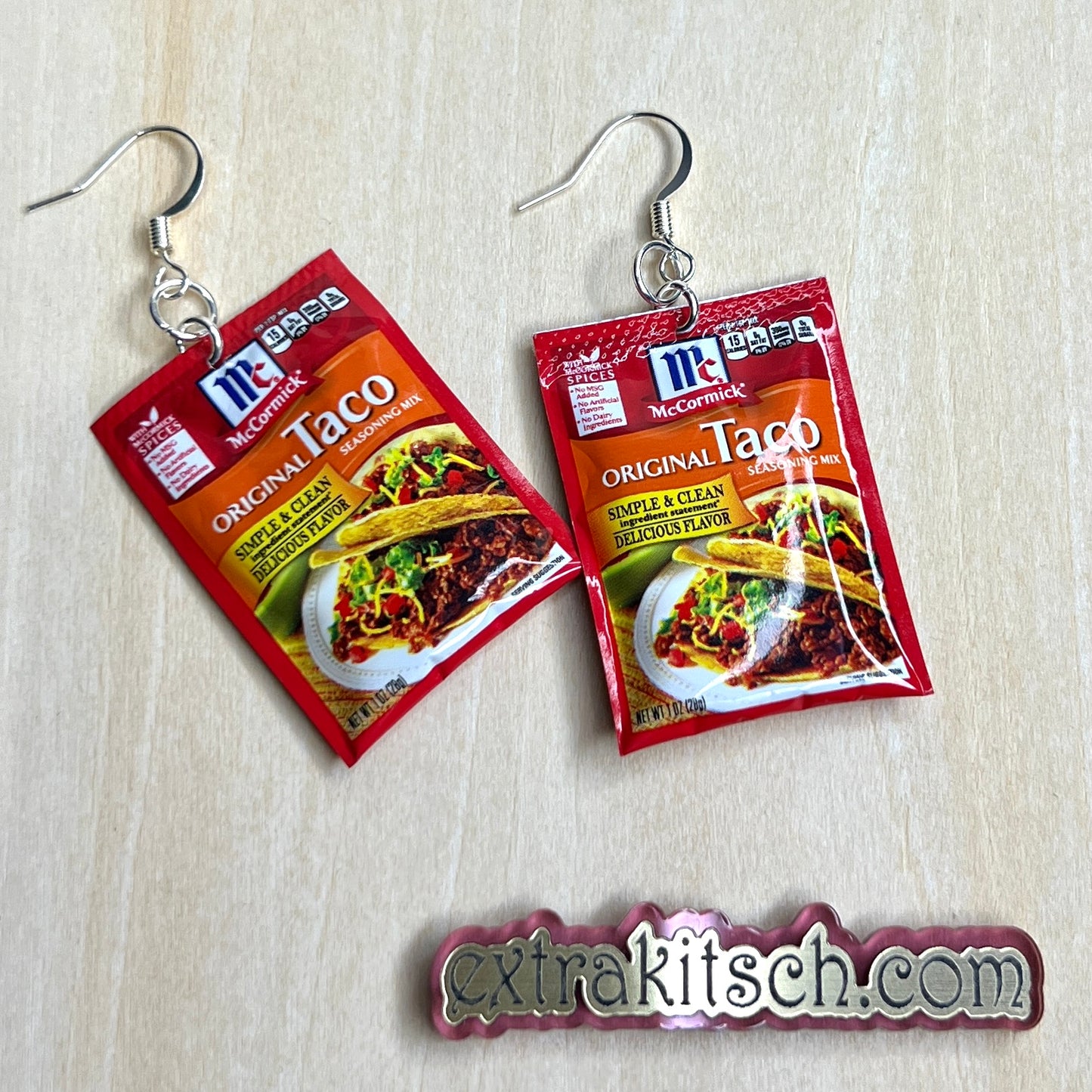 Taco Seasoning Mini Food Earrings