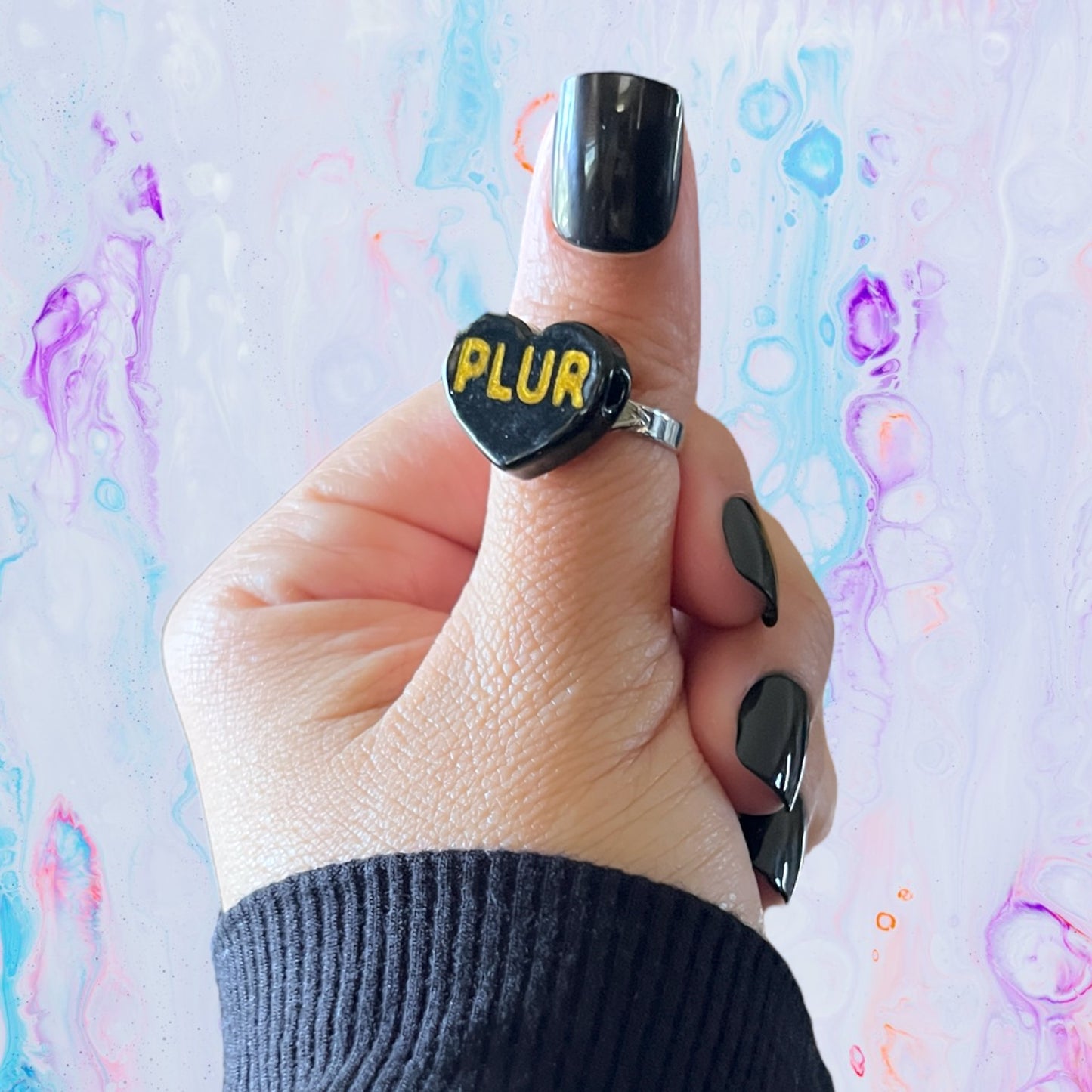 PLUR Rave Ring - Kandi Jewelry