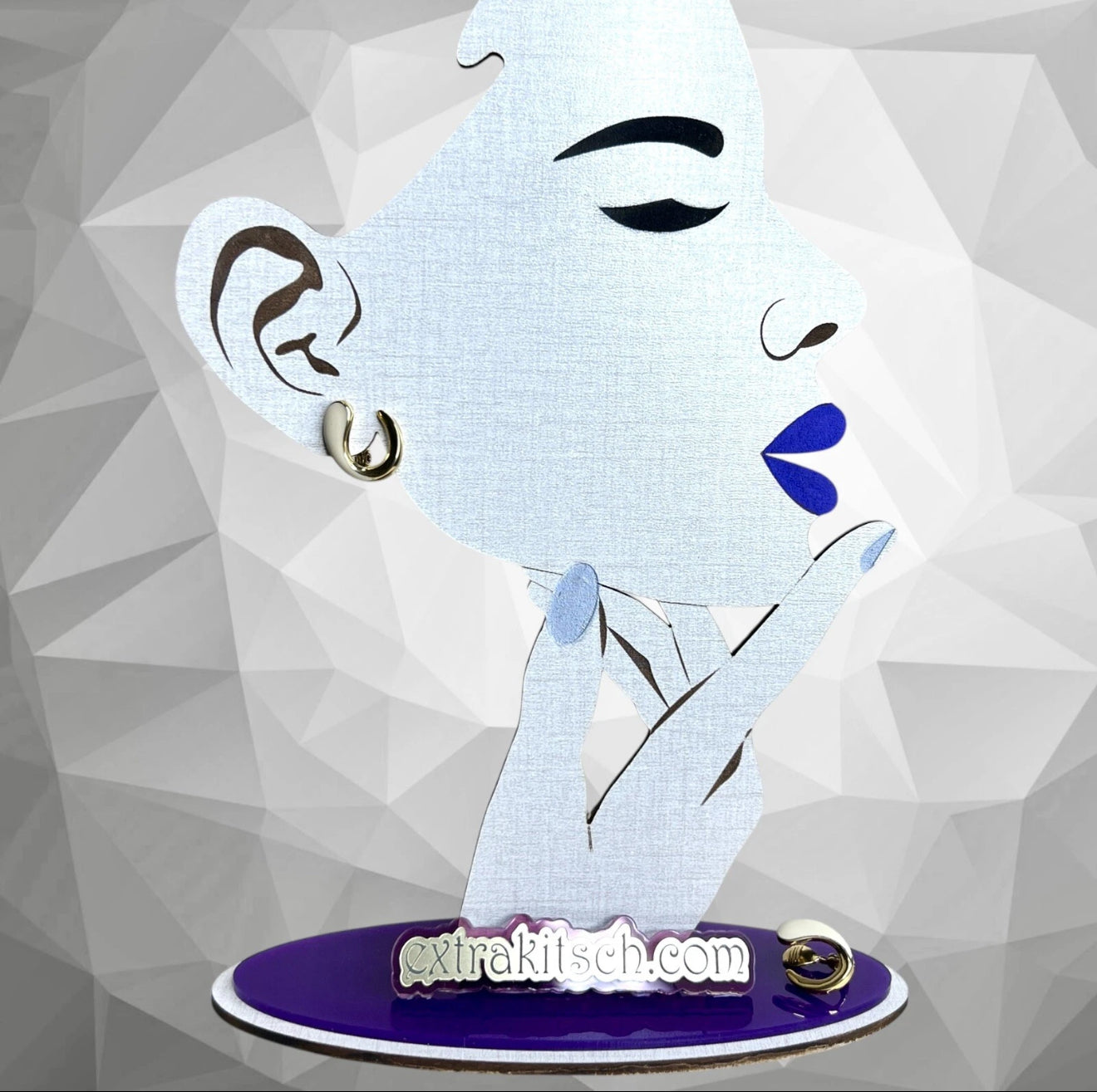 Monet Gold & Ivory Enamel Hoop Clip On Earrings