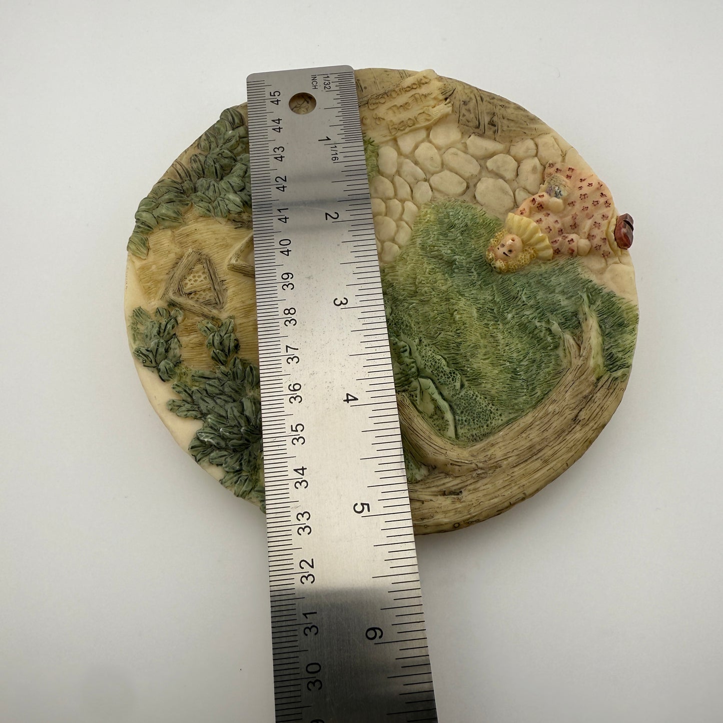 Vintage Goldilocks & the Three Bears 3D Collector Plate