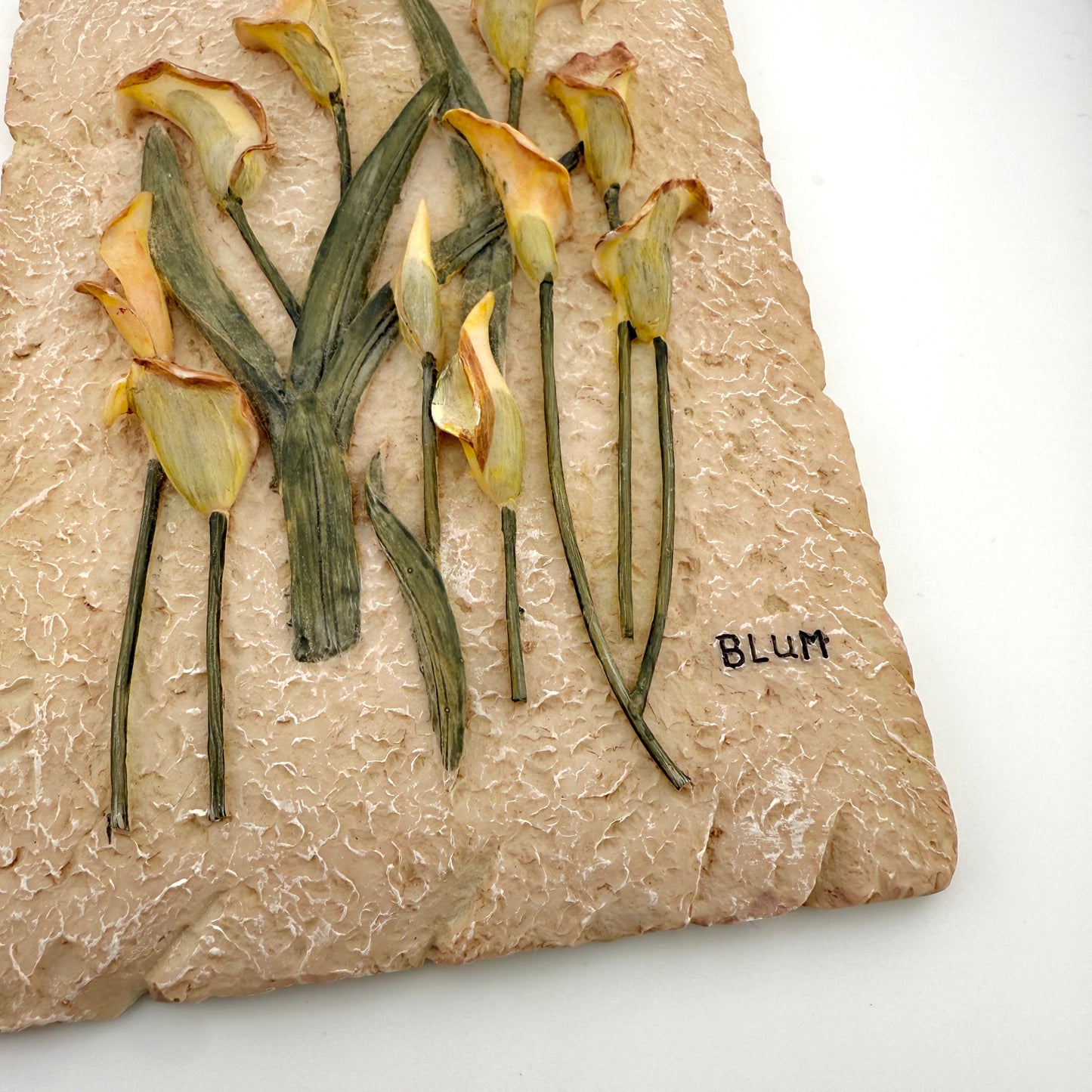 Vintage Cheri Blum 3D Floral Wall Art Set