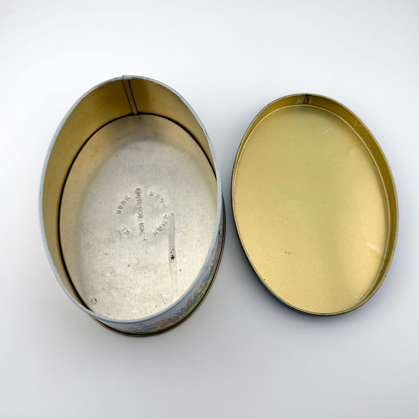 Vintage Easter Bunny Tin