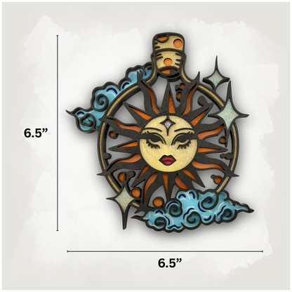 Sun Goddess Mandala Wall Art