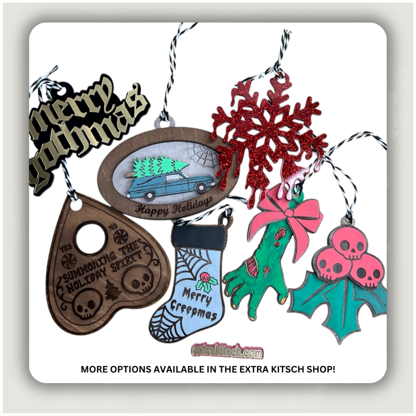 Creepmas Planchette Ornament