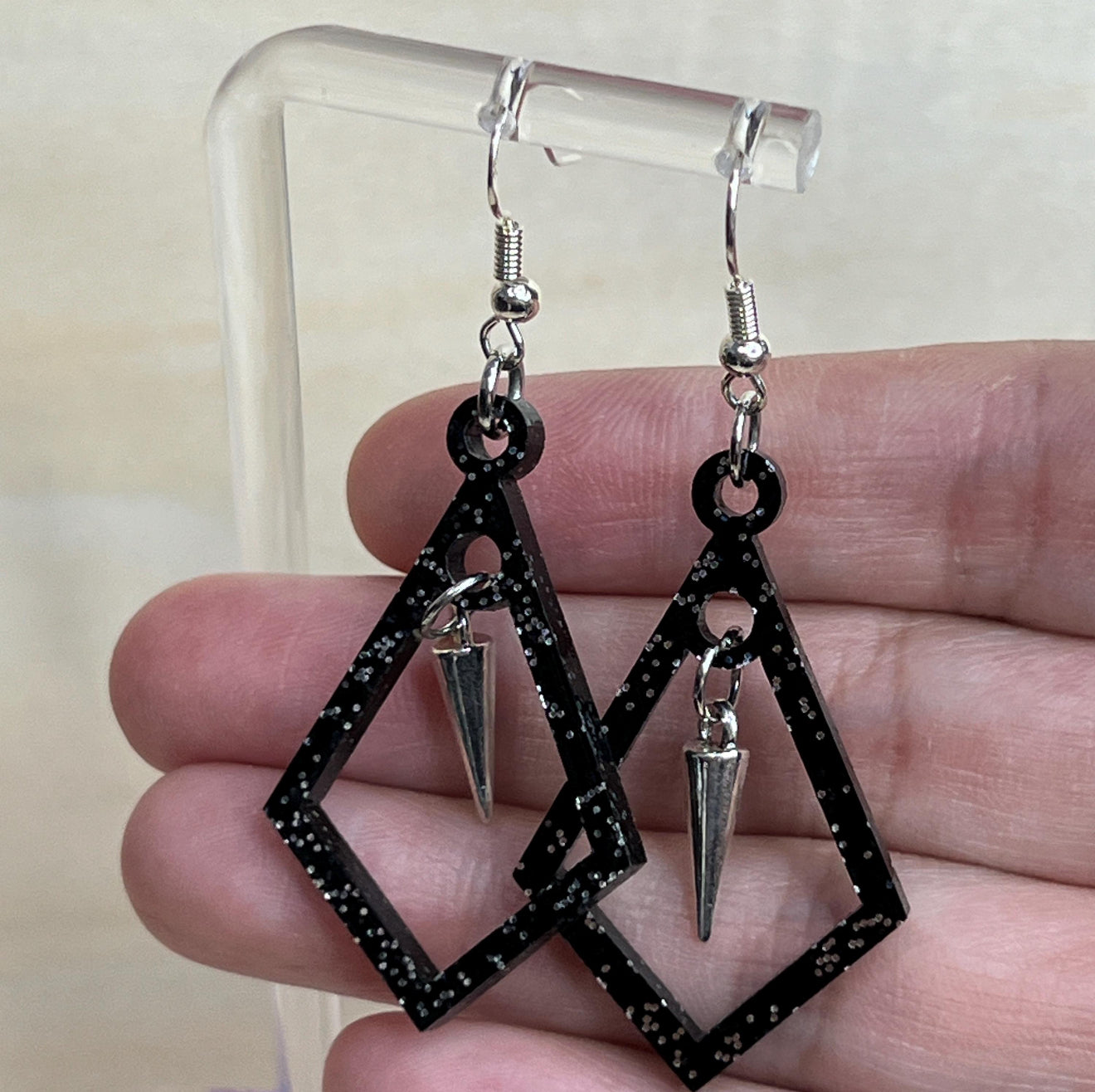 Goth Punk Spike Earrings