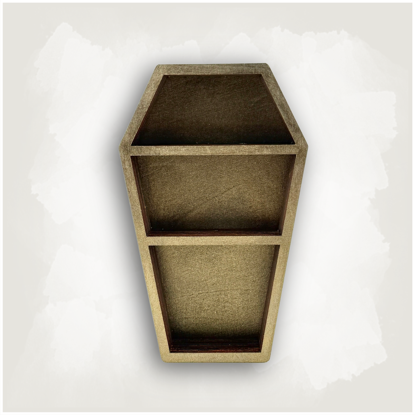 Small Coffin Shaped Trinket Shelf