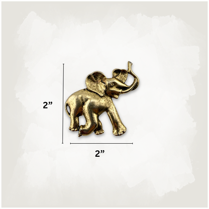 Vintage Lucky Elephant Brooch