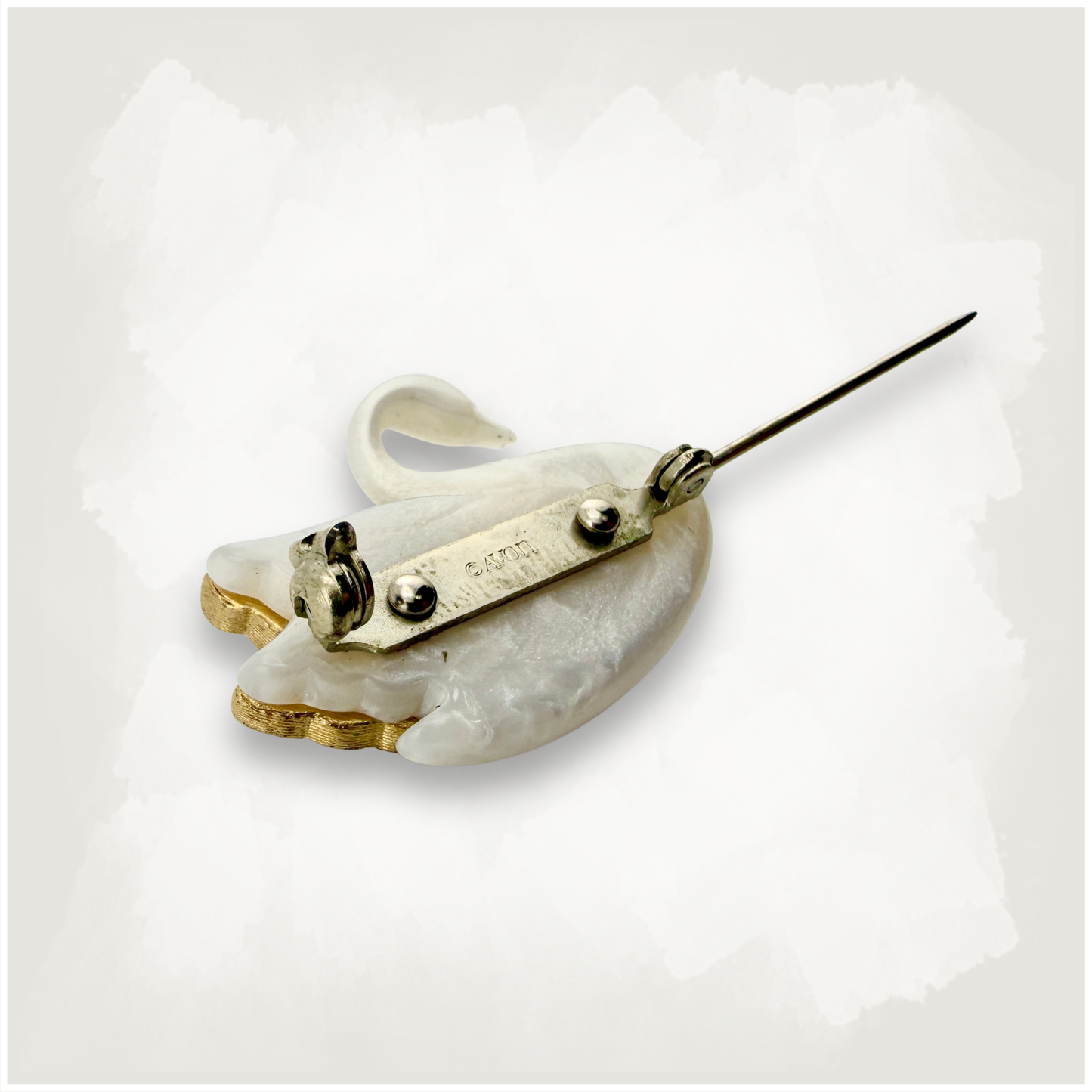 Vintage Avon Swan Pin