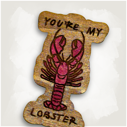 Frame and Lobster Magnet Set