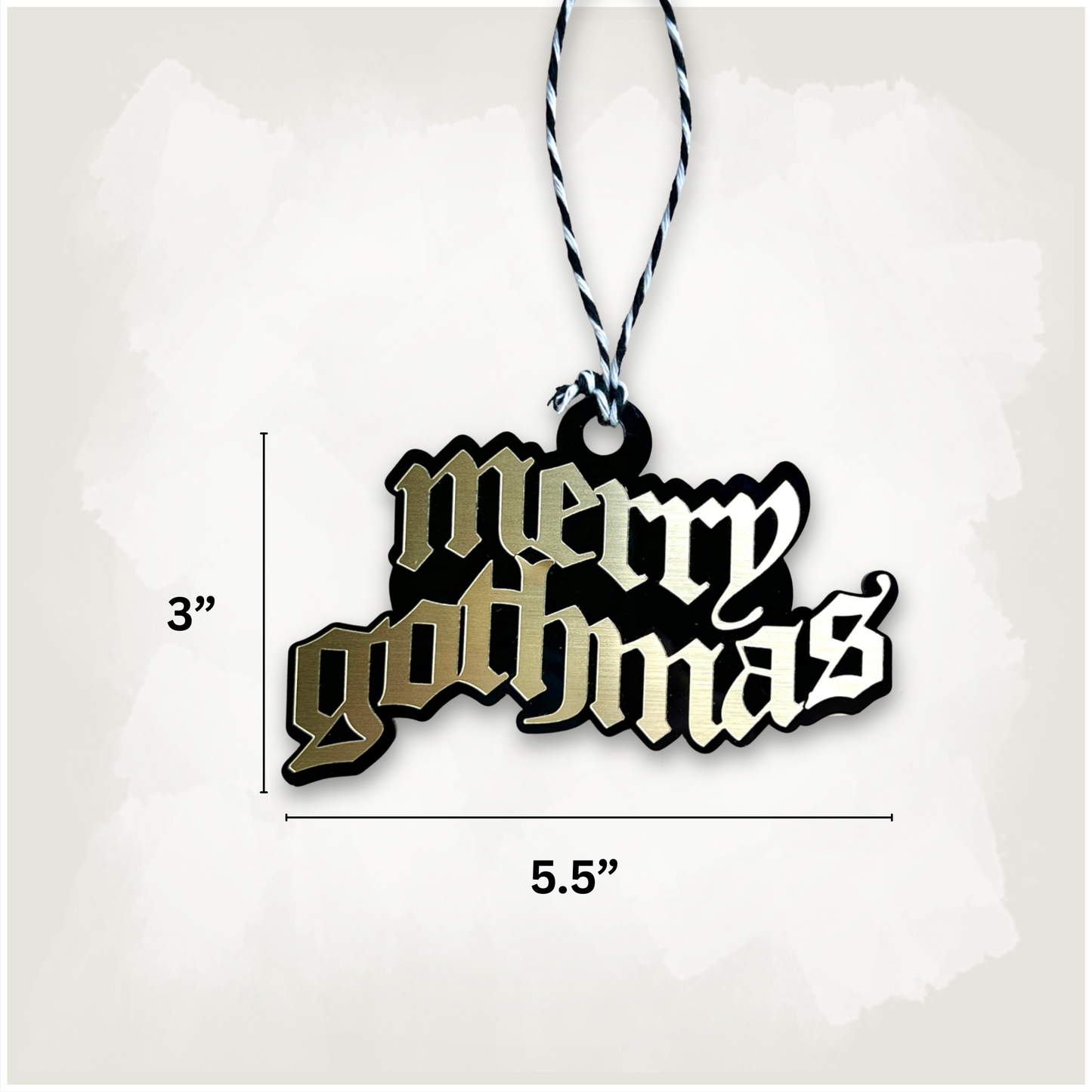 Merry Gothmas Spooky Horror Creepmas Ornament