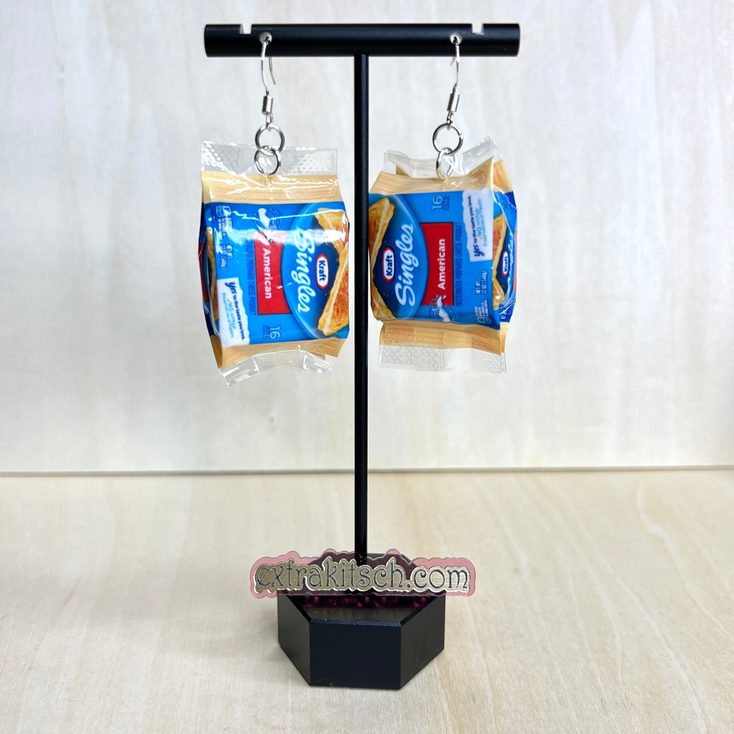 Cheese Slice Earrings