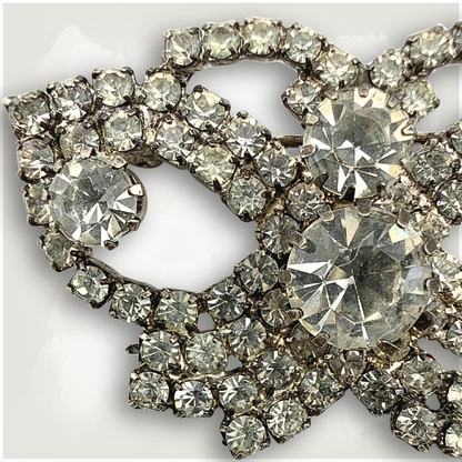 Mid-Century Sparkle Butterfly Brooch