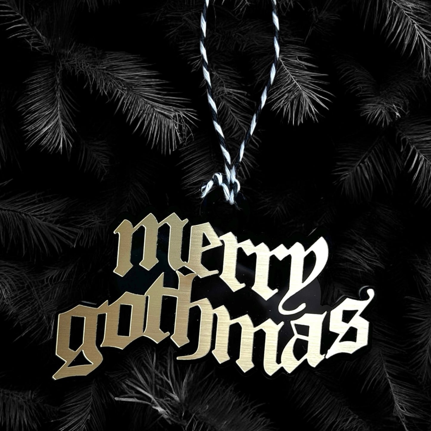 Merry Gothmas Spooky Horror Creepmas Ornament