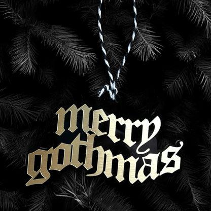 Merry Gothmas Spooky Horror Creepmas Ornament