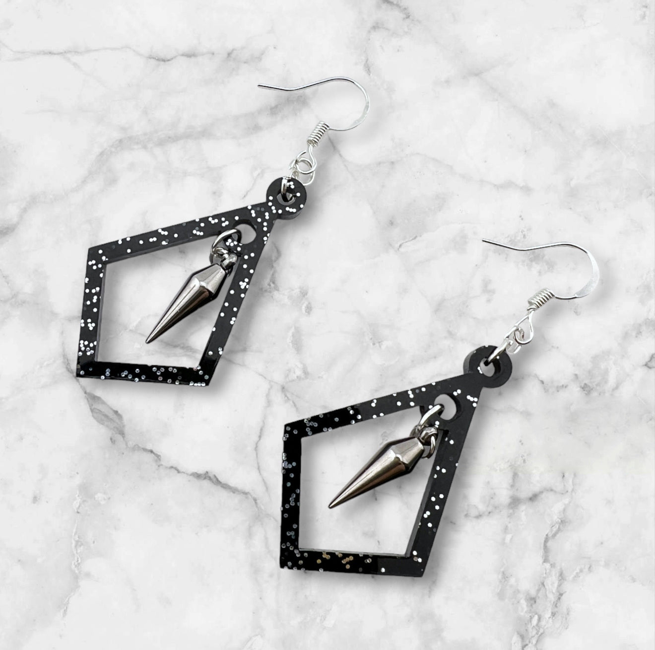 Goth Punk Spike Earrings