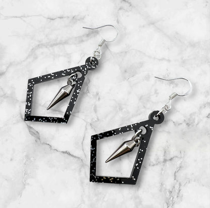 Goth Punk Spike Earrings
